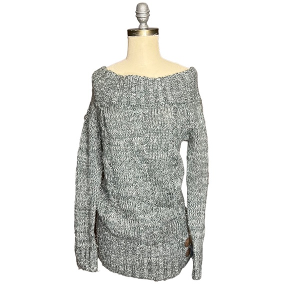 Wet Seal Off-the-Shoulder Sweater Tunic size XS - Picture 5 of 14